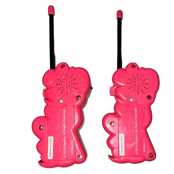 MY LITTLE PONY 2016 Hasbro Pinkie Pie Set Of 2 Walkie Talkie 2 Way Radio - Picture 2 of 2